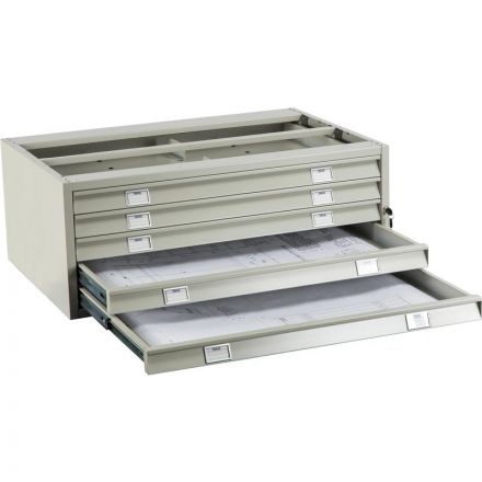 Картотека Практик A1-05/2 для документов формата А1 центральная секция (5 ящиков) Картотека Практик A1-05/2 для документов формата А1 центральная секция (5 ящиков)