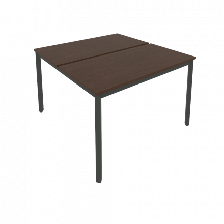 Slim Рабочая станция на металлокаркасе С.СП-4.2 Венге/Антрацит металл 1180*1235*750