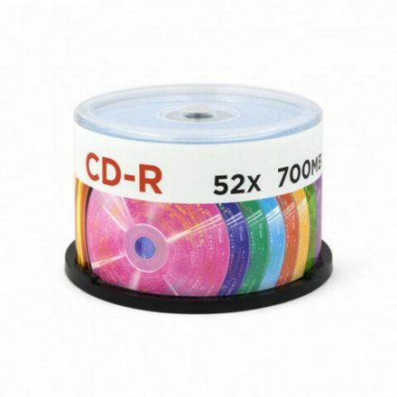 Диск CD-R MIREX Random Color, 700 Мб, 48x, Cake Box (упаковка на шпиле), КОМПЛЕКТ 50 шт., цветные, UL120009A8B