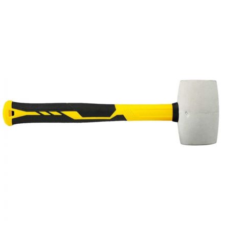 Киянка 450 г. белая, фиберглассовая рукоятка, BERGER BG1526