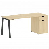 Home Office Стол письменный VR.SP-3-178.1.A Акация/Антрацит металл 1780*720*750