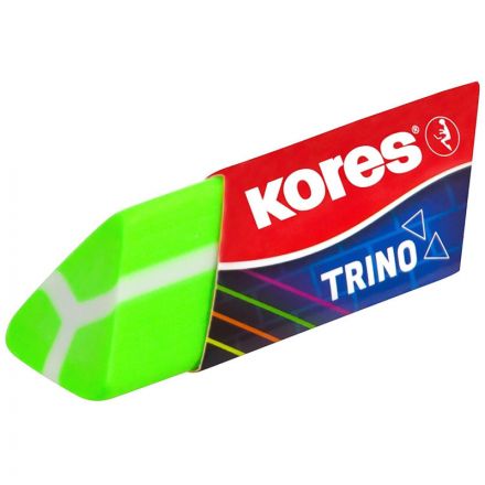 Ластик Kores треугольный неон 1/2 шт., блистер в ассортименте Ластик Kores треугольный неон 1/2 шт., блистер в ассортименте