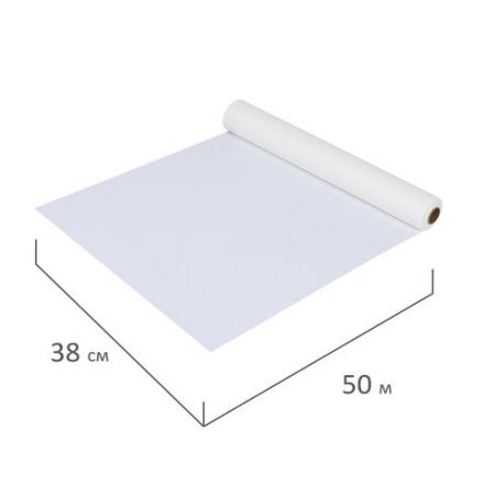 Бумага для выпечки силиконизированная, пергамент 38 см х 50 м, цвет белый, LAIMA, CH, 609586