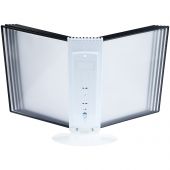 Демосистема настольная OfficeSpace с 10 панелями А4, черная Демосистема настольная OfficeSpace с 10 панелями А4, черная