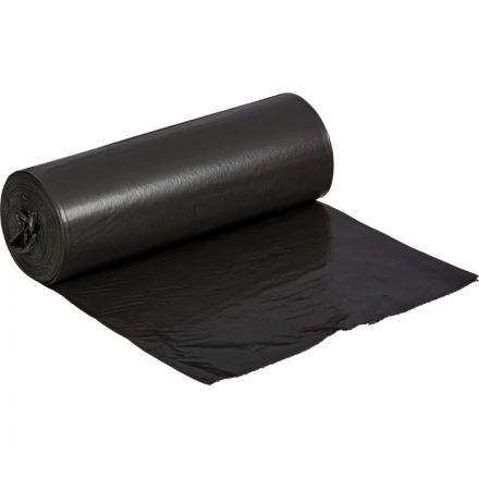 Мешки для мусора на 160 литров черные (55 мкм, в рулоне 10 штук, 80x100 см) Мешки для мусора на 160 литров черные (55 мкм, в рулоне 10 штук, 80x100 см)