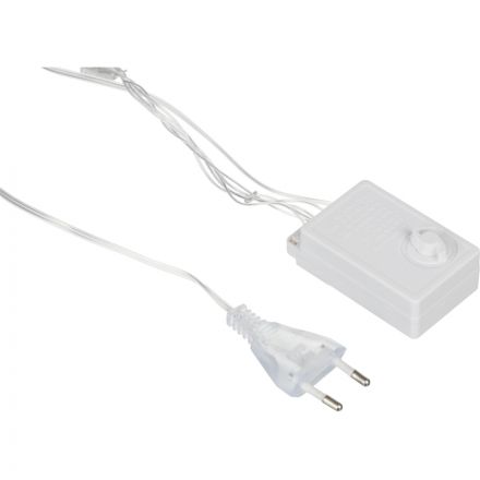 Электрогирлянда теплый белый, 240LED (2х3 м) прозр пров IP20 SW-XMAXIn-0002