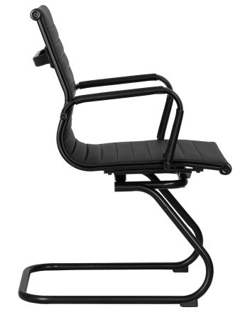 Офисное кресло для посетителей DOBRIN CODY BLACK, чёрный