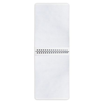 Блокнот А5 146х205 мм, 60 л., гребень, перфорация на отрыв, лакированный, BRAUBERG, Бордовый, 111271