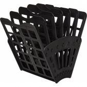 Лоток для бумаг Attache Веер сборный на 6 отделений черный юк