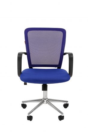 Офисное кресло Chairman 698 Россия TW-05 синий хром new Офисное кресло Chairman 698 Россия TW-05 синий хром new