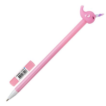 Ручка с топпером шариковая ЮНЛАНДИЯ "Кит-Единорог", корпус ассорти, СИНЯЯ, пишущий узел 0,7 мм, 143783 Ручка с топпером шариковая ЮНЛАНДИЯ "Кит-Единорог", корпус ассорти, СИНЯЯ, пишущий узел 0,7 мм, 143783