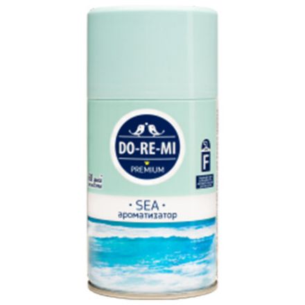 Сменный баллон для автоматических освежителей 250 мл, DO-RE-MI "Дыхание Моря", сухое распыление, СИБИАР, 5-02.03.014.24