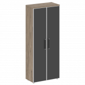 Shift Шкаф высокий широкий (2 высоких фасада стекло лакобель чёрный в раме) SK.ST-1.10R black Тиквуд тёмный/Стекло black 800*420*1977 Shift Шкаф высокий широкий (2 высоких фасада стекло лакобель чёрный в раме) SK.ST-1.10R black Тиквуд тёмный/Стекло black 800*420*1977