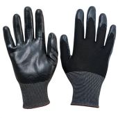 Перчатки полиэфирные ОИЛРЕЗИСТ ЛАЙТ маслобензостойкие 1 пара, 13 класс, 30-31 г, размер 8, покрытие - облив НИТРИЛОВОЕ, тактильные, СВС, nl13nt ЛАЙТ