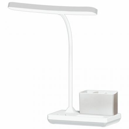 Настольная лампа светильник беспроводная SONNEN PT-301, органайзер, USB, LED, 4 Вт, 3 режима, 238778