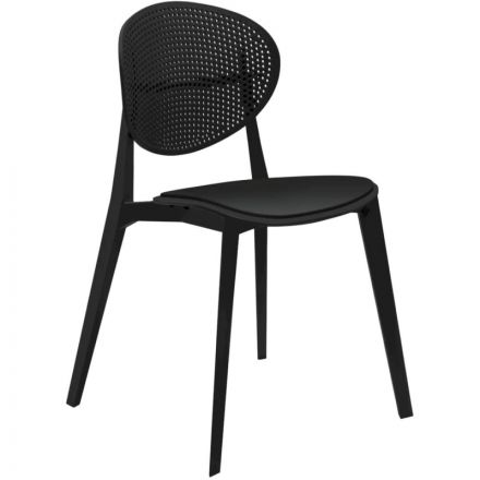 Стул для столовых SHT-S111-P черный/черный 231153
