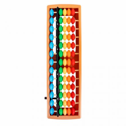 Счеты Абакус (соробан) радужные ЮНЛАНДИЯ "Ментальная арифметика", 13 разрядов кнопка обнуления, 106239 Счеты Абакус (соробан) радужные ЮНЛАНДИЯ "Ментальная арифметика", 13 разрядов кнопка обнуления, 106239