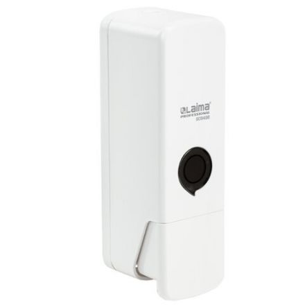 Дозатор для жидкого мыла LAIMA PREMIUM НАЛИВНОЙ, 0,3 л, белый, ABS-пластик, 609498