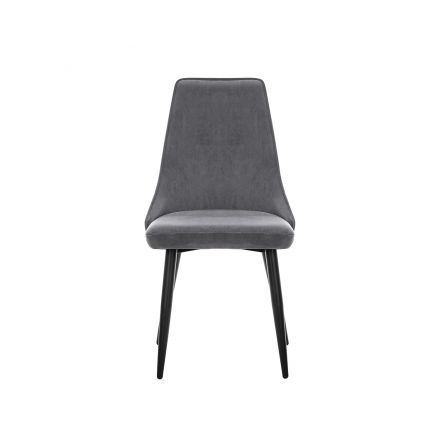 Стул Leset Эби Vendetta 11 серый, Ткань Велюр