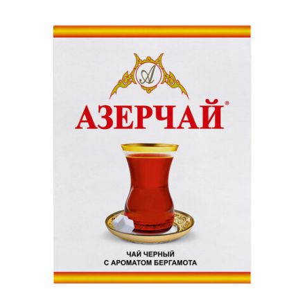 Чай листовой АЗЕРЧАЙ черный с ароматом бергамота среднелистовой 400 г, ш/к 21031, 416757