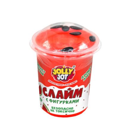 Слайм с фигурками, вкусняшки, 200 гр, АССОРТИ 6 видов, JOLLY JOT, 666668