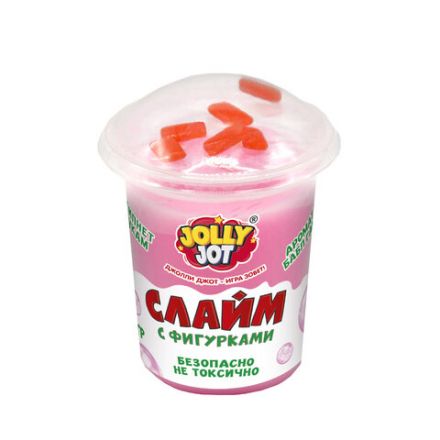Слайм с фигурками, вкусняшки, 200 гр, АССОРТИ 6 видов, JOLLY JOT, 666668