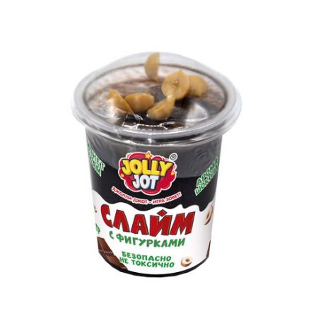 Слайм с фигурками, вкусняшки, 200 гр, АССОРТИ 6 видов, JOLLY JOT, 666668