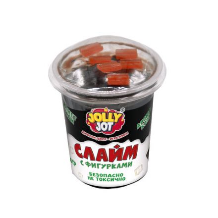 Слайм с фигурками, вкусняшки, 200 гр, АССОРТИ 6 видов, JOLLY JOT, 666668