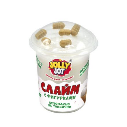 Слайм с фигурками, вкусняшки, 200 гр, АССОРТИ 6 видов, JOLLY JOT, 666668
