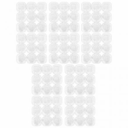 Крючки самоклеящиеся для гирлянд и проводов 1,5х1,5 см, КОМПЛЕКТ 90 шт., LAIMA Home, 608797