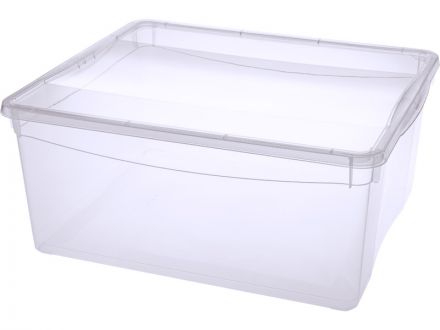 Ящик 400х335х170 18 л. "Кристал" прозрачный Ящик 400х335х170 18 л. "Кристал" прозрачный