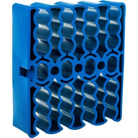 Кабельный органайзер LANMASTER гребенка на 24 кабеля LAN-CCLP24-BL синяя