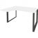 Стол 0MX_ONIX-О левый О на металлокаркасе O.MO-SA-3L белый бриллиант/антрац Стол 0MX_ONIX-О левый О на металлокаркасе O.MO-SA-3L белый бриллиант/антрац