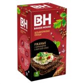 Хлебцы BAKER HOUSE скандинавские цельнозерновые ржаные, 180 г, 19927