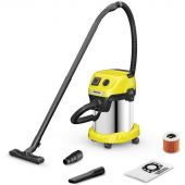 Пылесос строительный Karcher WD 3 P S V-17/4/20 1000Вт, желтый Пылесос строительный Karcher WD 3 P S V-17/4/20 1000Вт, желтый