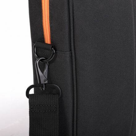 Сумка портфель BRAUBERG OFFICE с отделением для ноутбука 17,3", черная, 34х44х6 см, 270826