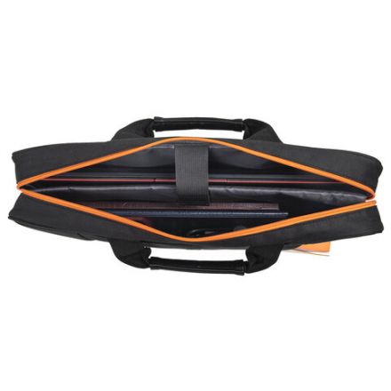 Сумка портфель BRAUBERG OFFICE с отделением для ноутбука 17,3", черная, 34х44х6 см, 270826