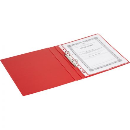 Папка на 2-х кольцах Bantex 35 мм красная до 200 листов Папка на 2-х кольцах Bantex 35 мм красная до 200 листов