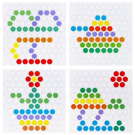 Сортер-мозаика развивающий деревянный с шариками, 3 в 1, по методу Монтессори, BRAUBERG KIDS, 665247