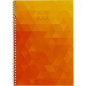 Тетрадь общая Attache Cristal,80л,клет,А4,спир,обл.мел.карт