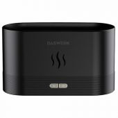 Увлажнитель воздуха "Камин", эффект пламени, 180 мл, Аромамасло в ПОДАРОК, черный, DASWERK (ДАСВЕРК), 456845