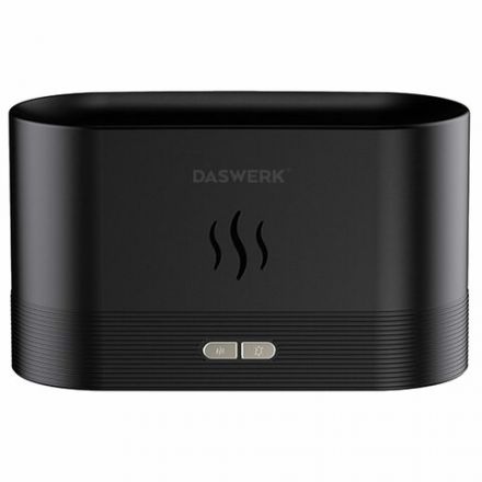 Увлажнитель воздуха "Камин", эффект пламени, 180 мл, Аромамасло в ПОДАРОК, черный, DASWERK (ДАСВЕРК), 456845