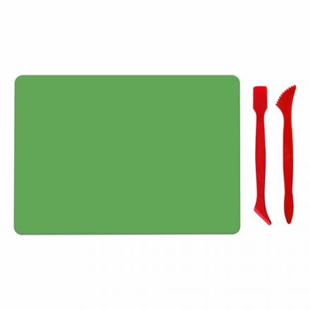 Доска для лепки компактная с 2 стеками А5, 205х150 мм, зеленая, ПИФАГОР, 270559 Доска для лепки компактная с 2 стеками А5, 205х150 мм, зеленая, ПИФАГОР, 270559