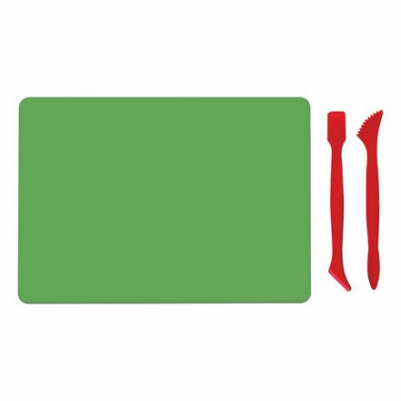 Доска для лепки компактная с 2 стеками А5, 205х150 мм, зеленая, ПИФАГОР, 270559 Доска для лепки компактная с 2 стеками А5, 205х150 мм, зеленая, ПИФАГОР, 270559