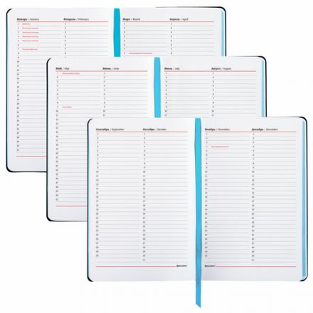 Ежедневник недатированный B6 (127х186 мм), BRAUBERG VISTA, под кожу, гибкий, 136 л., "Great Britain", 112108