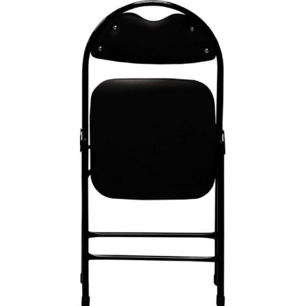 Стул складной КО_РС01.00.94 Нортон РС94-201-01 искожа чер / каркас черный