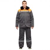 Костюм рабочий зимний муж з35-КПК сер/оранж ( 56-58) 170-176 (Арсенал-СП)