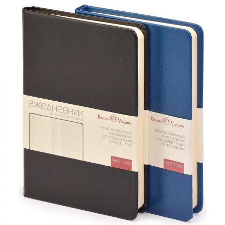 Ежедневник недатированный Bruno Visconti Megapolis искусственная кожа А6 100 листов синий (88x131 мм)