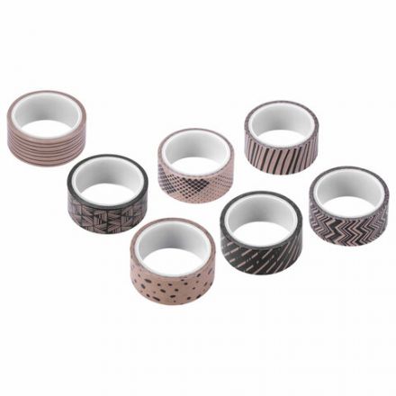 Клейкие WASHI-ленты для декора КОФЕЙНЫЕ ЦВЕТА, 15 мм х 3 м, 7 цветов, рисовая бумага, ОСТРОВ СОКРОВИЩ, 661706 Клейкие WASHI-ленты для декора КОФЕЙНЫЕ ЦВЕТА, 15 мм х 3 м, 7 цветов, рисовая бумага, ОСТРОВ СОКРОВИЩ, 661706