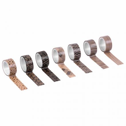 Клейкие WASHI-ленты для декора КОФЕЙНЫЕ ЦВЕТА, 15 мм х 3 м, 7 цветов, рисовая бумага, ОСТРОВ СОКРОВИЩ, 661706 Клейкие WASHI-ленты для декора КОФЕЙНЫЕ ЦВЕТА, 15 мм х 3 м, 7 цветов, рисовая бумага, ОСТРОВ СОКРОВИЩ, 661706